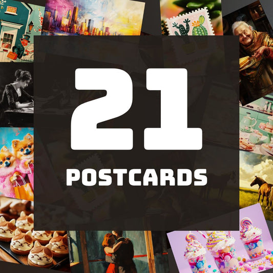 21 Postcards - Random Pack