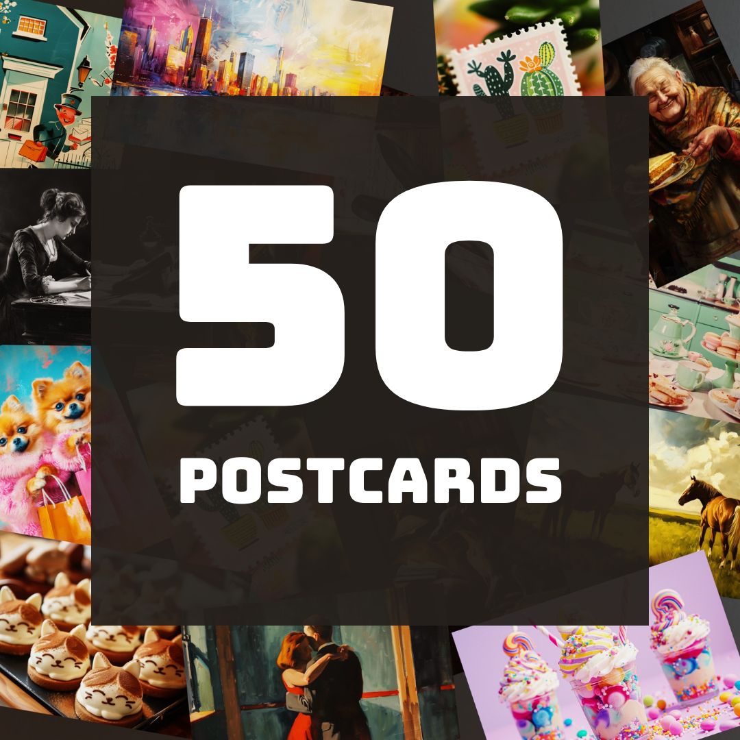 50 Postcards - Random Pack